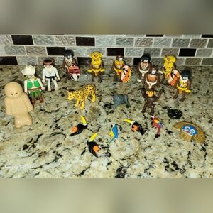 VTG Playmobil Jungle Aztec Set 1998 #3040 Figurines, Animals & Tribal Wear RARE